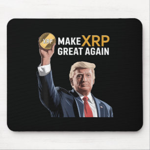 Funny Trump macht Xrp wieder groß Xrp Crypto Mousepad