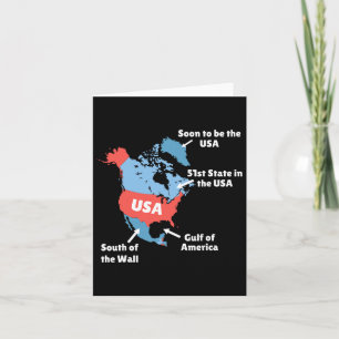 Funny Trump Map USA - Kanada Karte