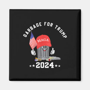 Funny Trump Mega Garbage Can Cartoon Charakter Ame Magnet