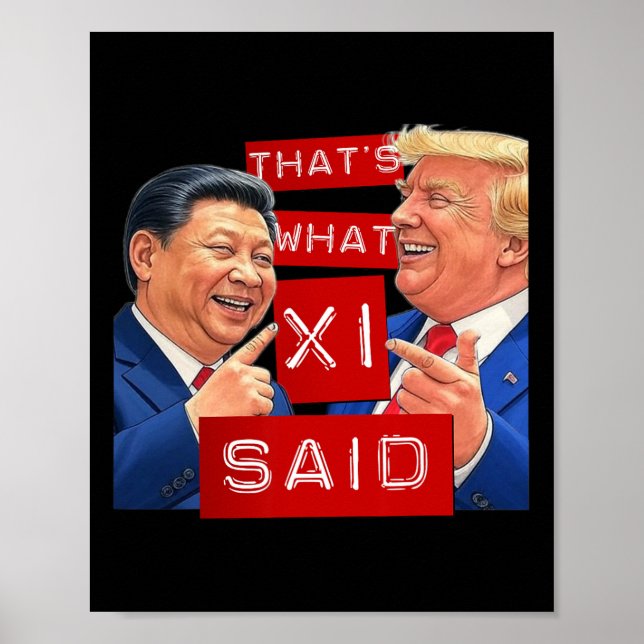 Funny Trump Meme Funny Poster (Vorne)