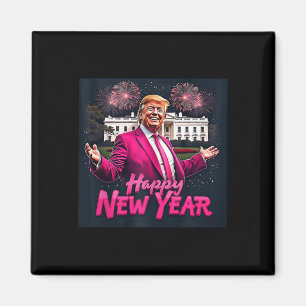 Funny Trump Neues Jahr Party 2025 Trump Neues Jahr Magnet