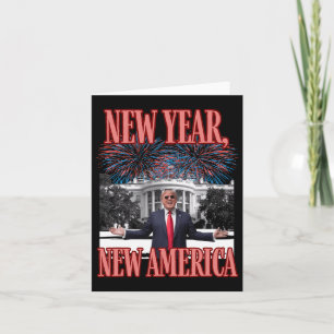 Funny Trump Neujahr Karte
