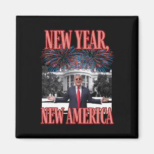 Funny Trump Neujahr Magnet