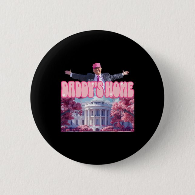 Funny Trump nimmt Amerika zurück Button (Vorderseite)