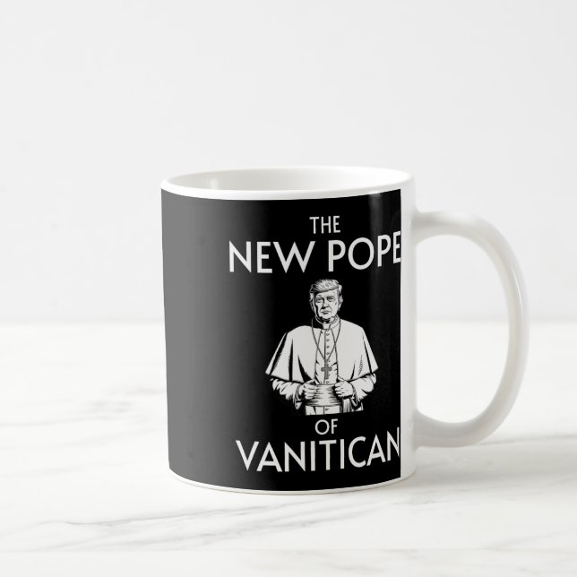 Funny Trump Papst von Vanitican Kaffeetasse (Rechts)