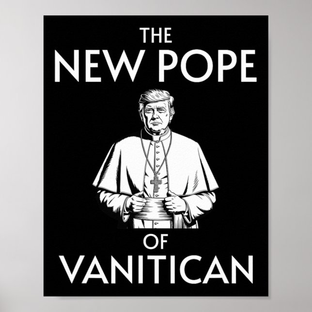 Funny Trump Papst von Vanitican Poster (Vorne)