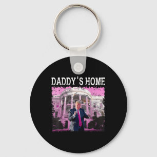 Funny Trump Pink Daddys Zuhause, Trump 2024 nehmen Schlüsselanhänger