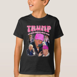 Funny Trump Pink Miss Me Und Trump 2024 nimmt Amer T-Shirt