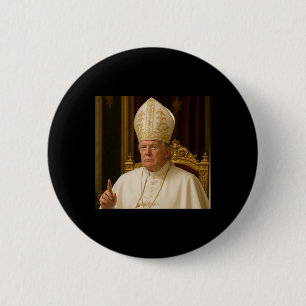 Funny Trump Pope Meme Gear katholische Vatikanisch Button