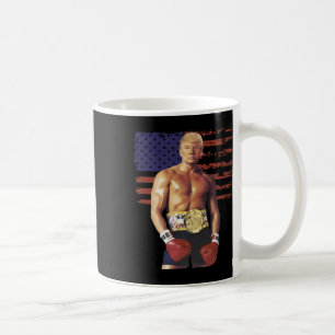 Funny Trump Rocky Boxing Meme Boxer Us Flag Patric Kaffeetasse