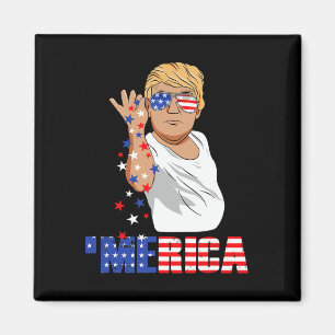 Funny Trump Salz Merica Freiheit 4. Juli Geschenke Magnet