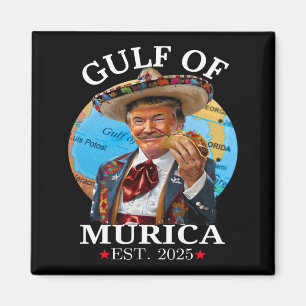 Funny Trump Shirt Golf of murica nach 2025 Trump Magnet