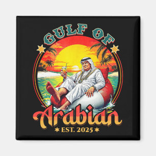 Funny Trump Shirt Golf von Arabian Est 2025 Funny  Magnet