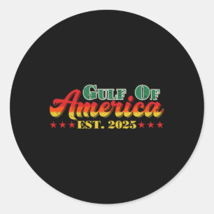 Funny Trump Shirt Golf von US Amerika Osten. 2025 Runder Aufkleber