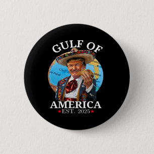 Funny Trump Shirt Gulf of US America Est 2025 3 Button