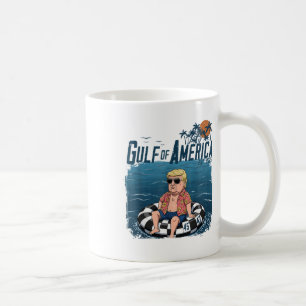 Funny Trump Shirt Gulf of US America Est 2025 4. Kaffeetasse