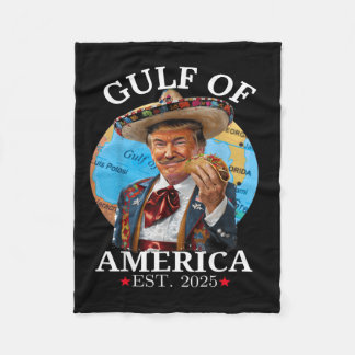 Funny Trump Shirt Gulf of US America Est 2025 Fleecedecke
