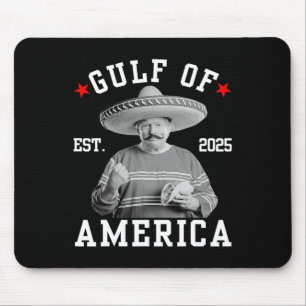 Funny Trump Shirt Gulf of US America Funny Donald Mousepad