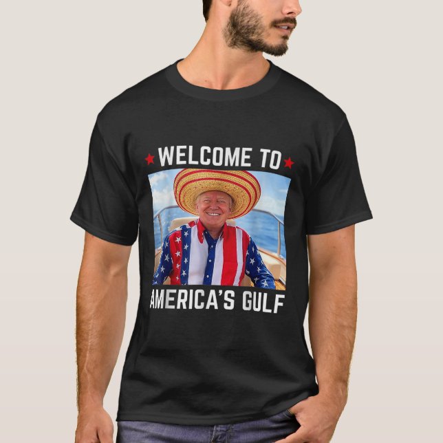 Funny Trump Shirt Gulf of US America Trump America (Vorderseite)