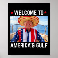 Funny Trump Shirt Gulf of US America Trump America