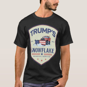 Funny Trump Snowflake Removal Service Wahl 202 T-Shirt