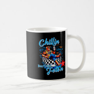 Funny Trump Sommer 2024 Chillin wie ein Felon Bier Kaffeetasse