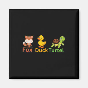 Funny Trump Subtle Fox Duck Turtle Süße Tier 1 Magnet