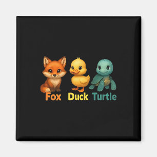 Funny Trump Subtle Fox Duck Turtle Süße Tier 2 Magnet