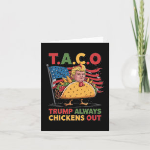 Funny Trump Taco Trump Karte