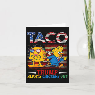 Funny Trump Taco Trump vertreibt immer 6 Karte