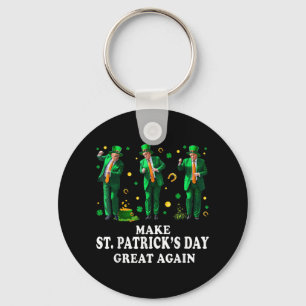 Funny Trump tanzen St. Patricks Day Great Ag Schlüsselanhänger