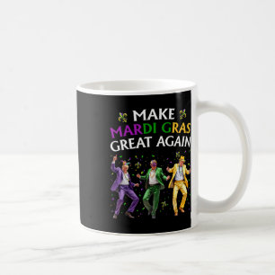Funny Trump tanzt Mardi Gras wieder groß Kaffeetasse