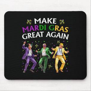 Funny Trump tanzt Mardi Gras wieder groß Mousepad