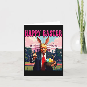 Funny Trump und Ostereier Bysket White House Hap Karte