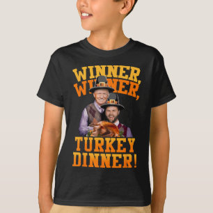 Funny Trump Vance Gewinner Gewinner Türkei Abendes T-Shirt