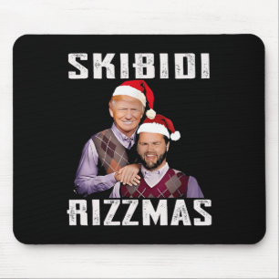 Funny Trump Vance Skibidi Rizzmas Weihnachten G Mousepad