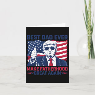 Funny Trump Väter Tag Bester Vater je für Großvate Karte