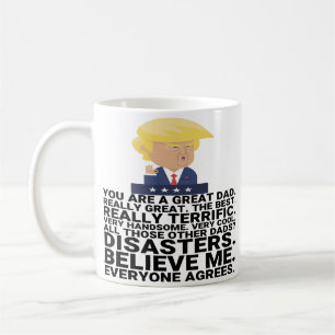 Funny Trump Vatertag Kaffeetasse