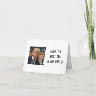 Funny Trump Vathers Day Card