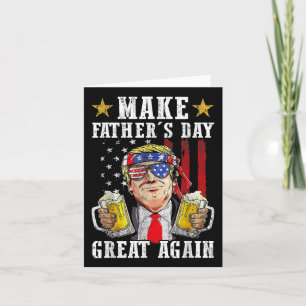 Funny Trump Vathers Day macht Vatertag groß Aga Karte