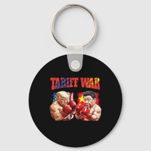 Funny Trump Vs Xi Jinping Boxing Match Schlüsselanhänger