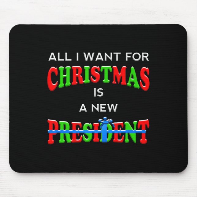 Funny Trump Weihnachten Anti Biden Wähler Männer F Mousepad (Vorne)