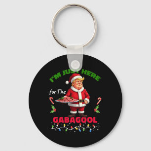 Funny Trump Weihnachten bin ich nur hier für den G Schlüsselanhänger