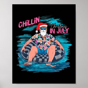 Funny Trump Weihnachten im Juli Sommer 2024 Poster