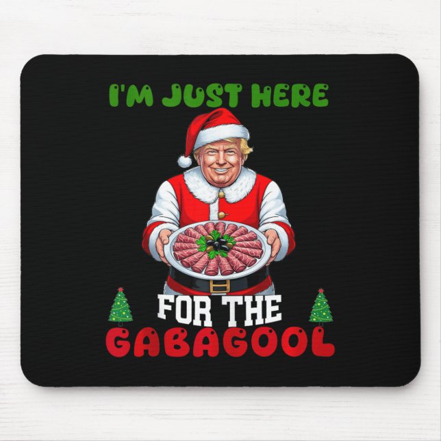 Funny Trump Weihnachten ist genau hier für Gabagoo Mousepad (Vorne)