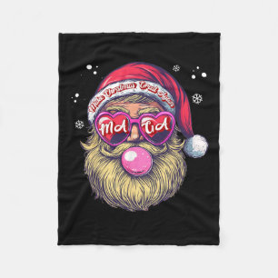 Funny Trump Weihnachten Pink Blase Gummi X machen Fleecedecke