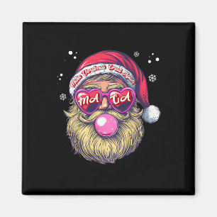 Funny Trump Weihnachten Pink Blase Gummi X machen Magnet