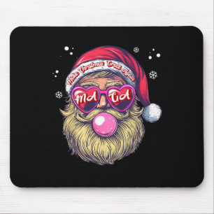 Funny Trump Weihnachten Pink Blase Gummi X machen Mousepad