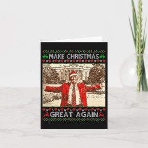 Funny Trump Weihnachten wieder großartig Weihnacht Karte