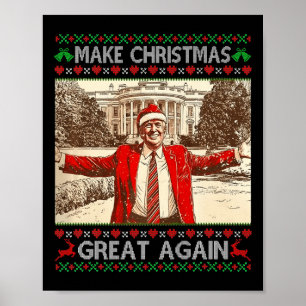 Funny Trump Weihnachten wieder großartig Weihnacht Poster